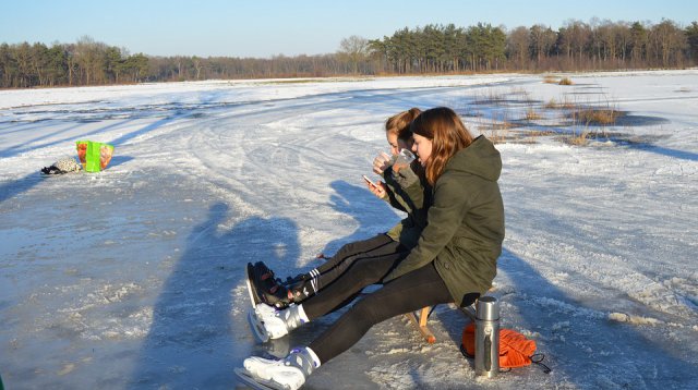 Schaatsen haardijk (zondag 22 januari 2017)